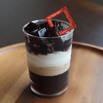 夏季限定 炭焼きコーヒーゼリー